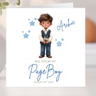 Will you be our Page Boy Personalised Card