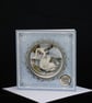 Swans Winter Wishes Christmas card - Image 1