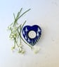 Snowdrop Tea Light Holder - Hand Painted - Image 4