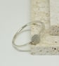 Echo Ring - Textured Sterling Silver Ring - Contemporary stacking ring - Image 1