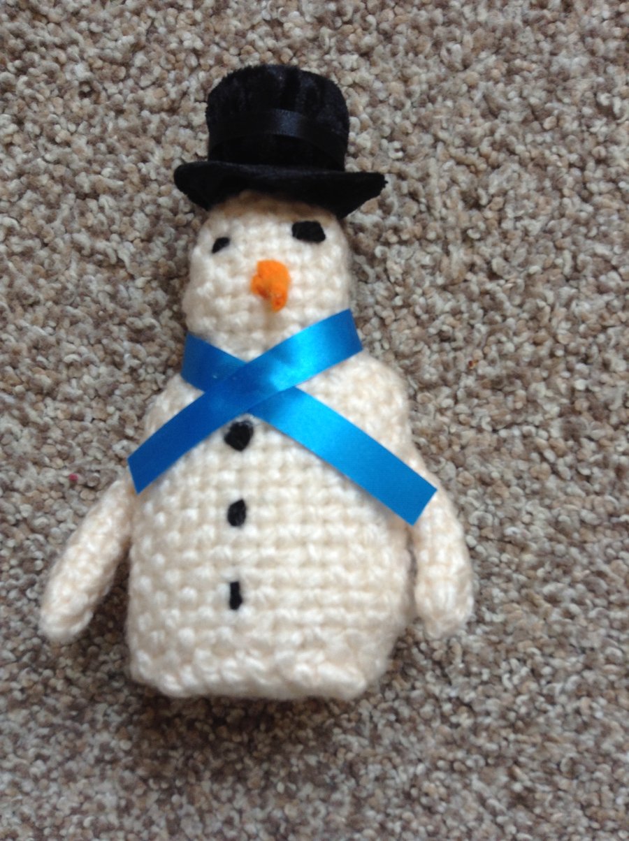 Handwoven Snowman
