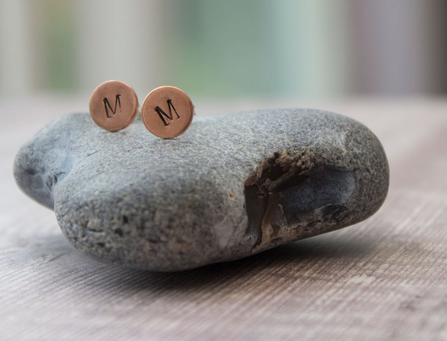 Small sales letter earrings
