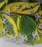 Handmade sterling silver chainmaille bracelet 