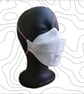 Silver caffeine molecule mask chain - Image 1