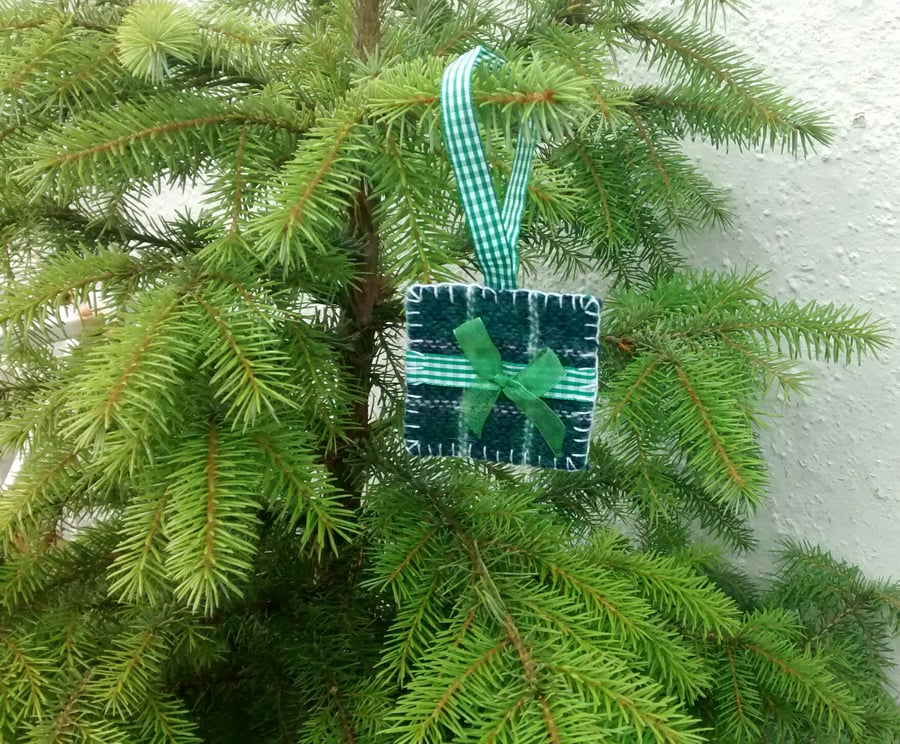 Handmade Christmas Tree Decoration, Free Postage 