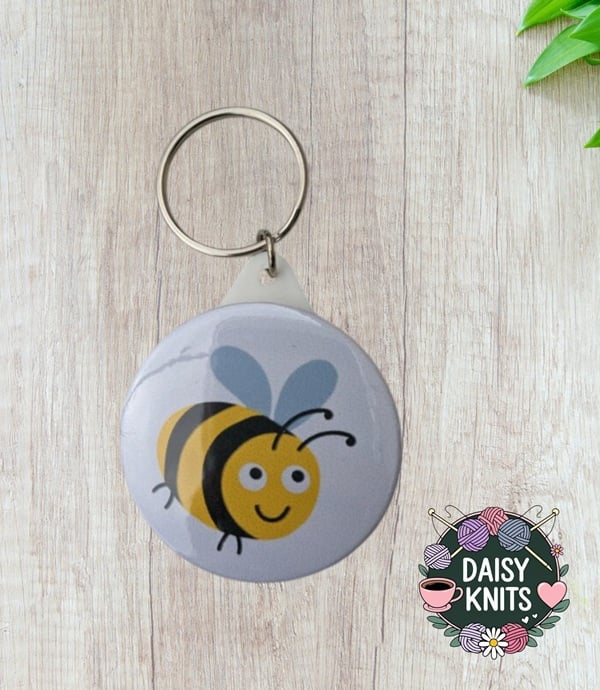 Bumble Bee Keyring - Perfect Accessory for Your Keys