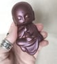 Boy Buddha Child Statues, Hand Painted Stoneware, Shelf Sitters, Buddhist Altar - Image 6