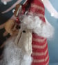 CHRISTMAS FOLKLORE SANTA & REINDEER BED SPRING ORNAMENT MADE TO ORDER - Image 6