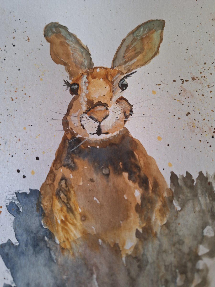 Slightly abstract rabbit 