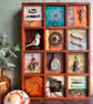 Mixed media assemblage, Boho home decor, Quirky housewarming gift - Image 3