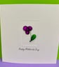 Mother's Day Card - Easter Card - Birthday Card - Thank you Card - Wire Rose - Image 3
