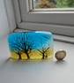 Trees and Sky - small glass standing ornament - Image 4