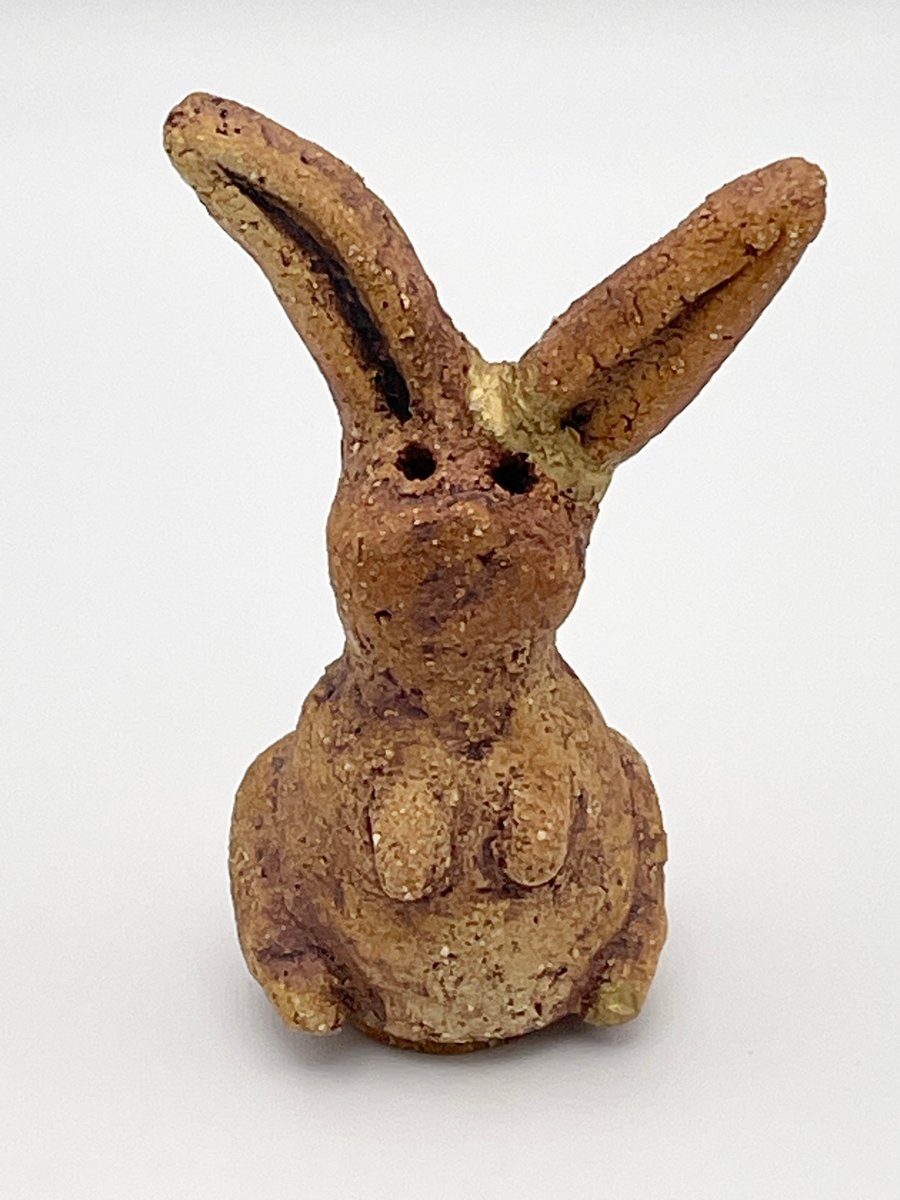 PERFECTLY IMPERFECT!  Miniature bunny sculpture