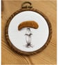 Toadstool - 4" handmade embroidery - Image 4