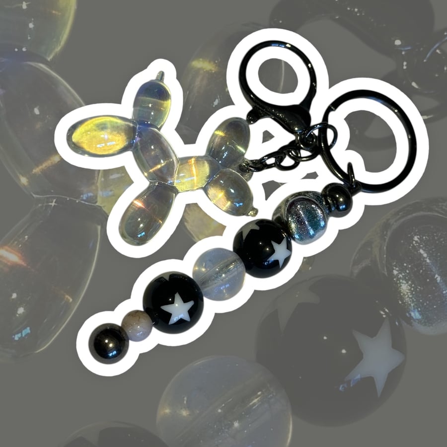 A Cute Balloon Dog Keyring