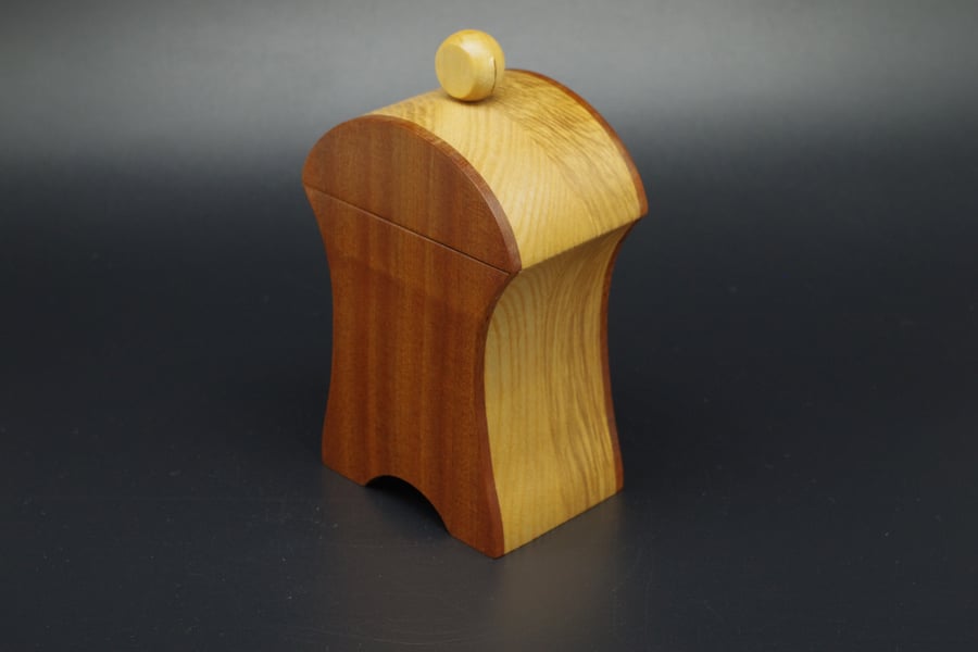 Wooden Trinket "Pot". Handmade.