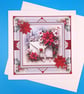 Christmas card, large, Handmade, Parents, Wife, Husband