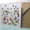 Flower Garden card - free postage