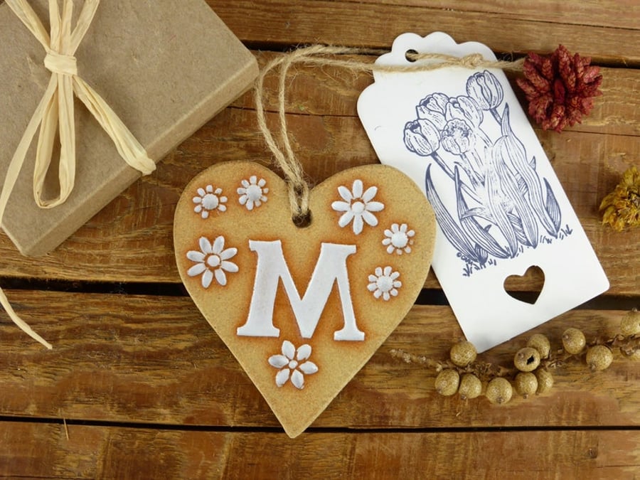 Heart Decorations, with Free Gift Box and Label