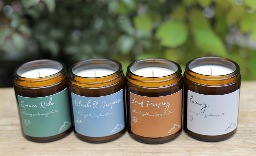Candle Collection Forest Candle Collection Handmade candles Handpoured Candle Na
