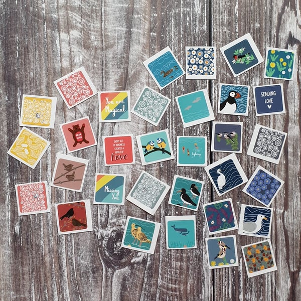 Complete Envelope Sticker Set - 36 Stickers