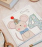 Mouse Personalised Birthday Card - Image 3
