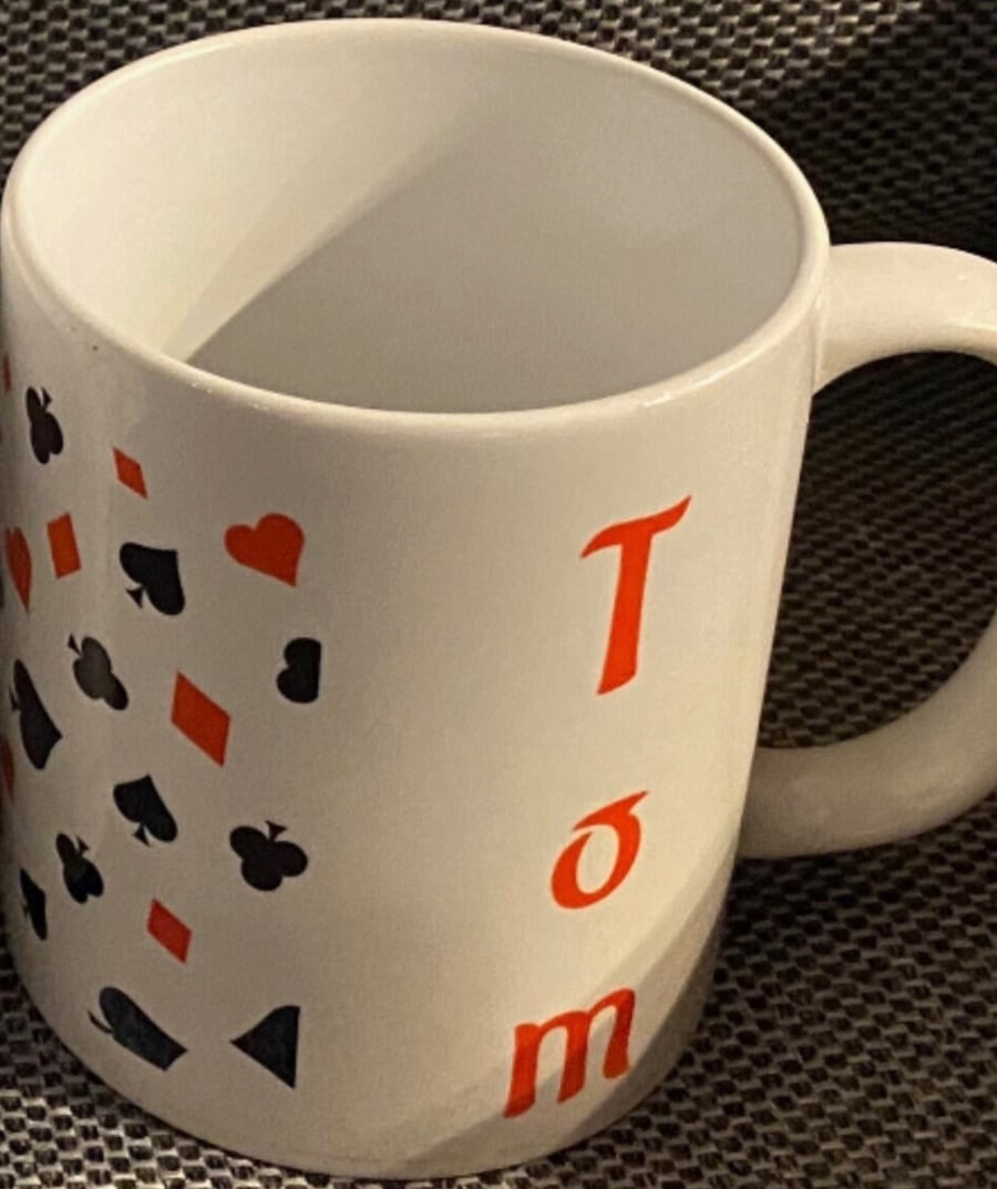 Personalised Cards Bridge Mug