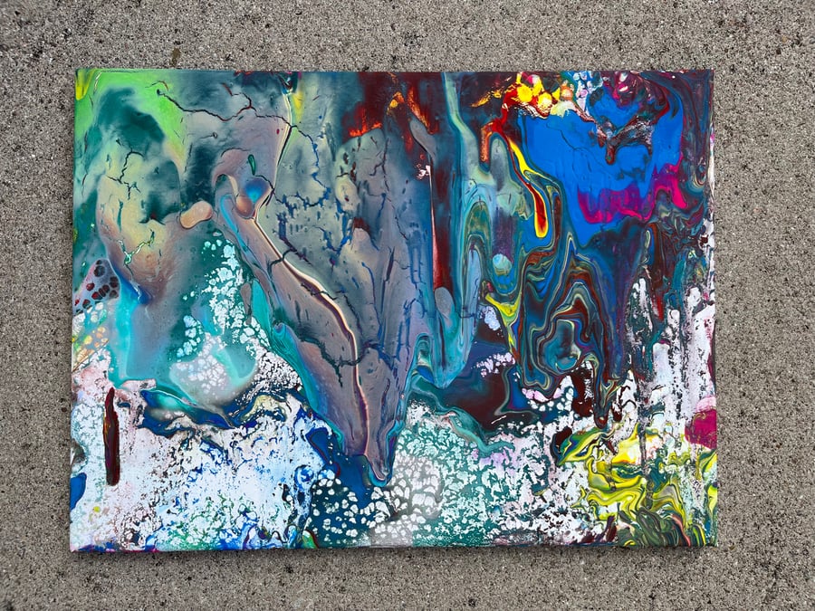 Canvas Marble Painting