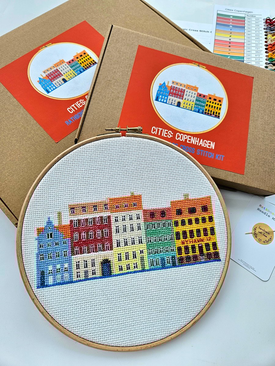 Cities Copenhagen Cross Stitch Kit