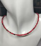 Red Beaded Choker