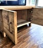 Coffee Table with doors Lounge Table TV Stand tv Unit - Industrial , Vintage Sty - Image 8