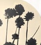 Garden painting, Chives, Original art, handmade paper, signed  - Image 3