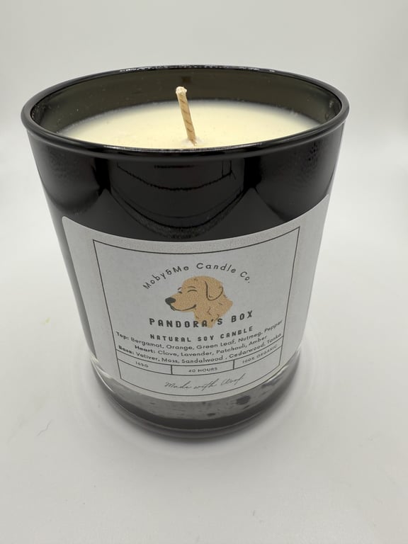 20cl Pandora's Box Soy wax Candle in Black Gloss Jar