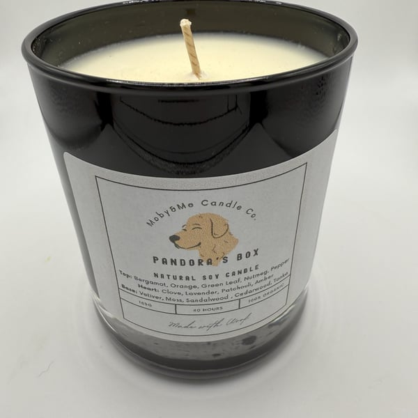 20cl Pandora's Box Soy wax Candle in Black Gloss Jar