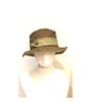 Waxed Cotton Bucket Hat Caramel & Olive Check