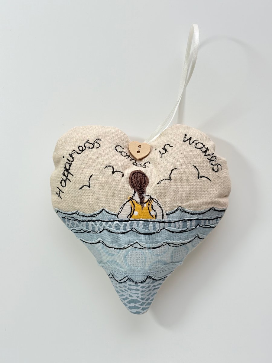 Hanging Fabric Heart