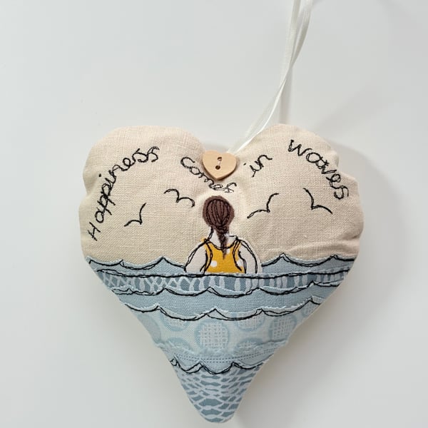 Hanging Fabric Heart