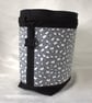 Large Cotton Canvas Drawstring Project Bag Grey Sheep - Image 2