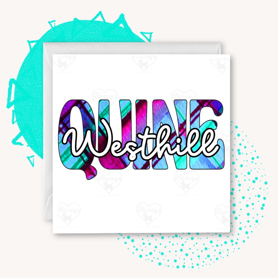 Westhill Quine - Westhill Doric Greetings Card