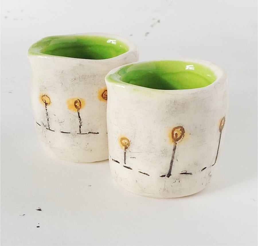 Seconds Sunday - Two Little Ceramic Pots