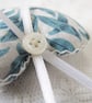 SET OF 3 WILLIAM MORRIS LAVENDER BAGS - HEART SHAPED - Image 5