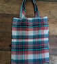 Upcycled Material Reversible Tote Bag - Image 2