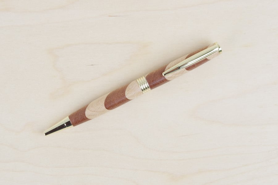 Hand Turned Wooden Pen (Free UK Delivery)