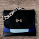 Cute small handmade bag in faux leather