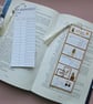 Brown Reading List Rating Bookmark With Tassel