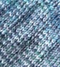 Hand-cranked Knitted Ribbed Wool Socks Size 4 to 5 - Image 3