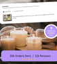 Lavender, Chamomile and Vanilla Soy Wax Candle - Image 3