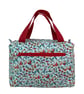 Large wash bag in Liberty cotton, floral toiletries bag with handles and pocket. - Image 1