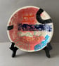 Multicoloured floral Pie & Cake ceramic plates.  - Image 4