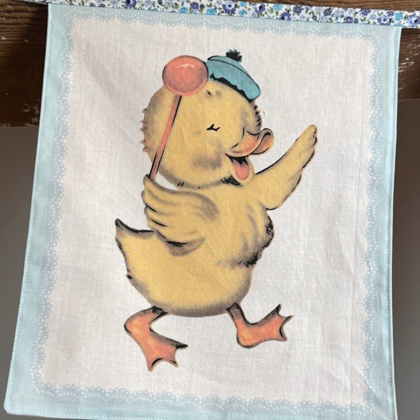 Vintage Style Bunting with Kittens, Puppies and Chicks